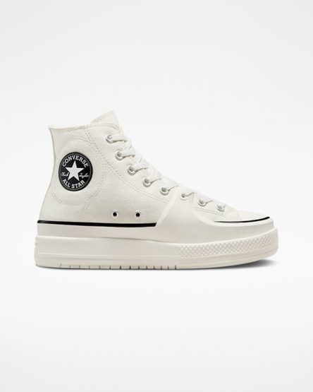 Men's Converse Chuck Taylor All Star Construct High Top Shoes White / Black | AU 1CE56O